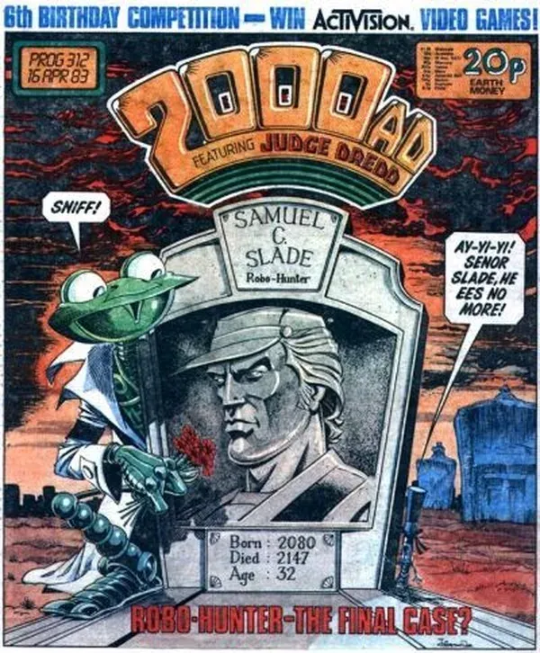 Cover of 2000 AD #312