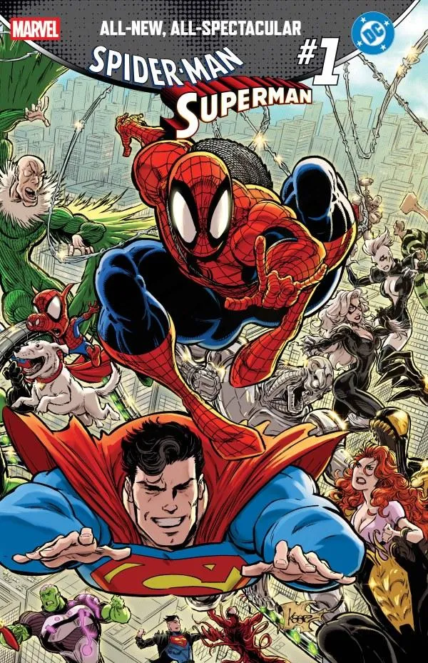 Cover of Marvel / DC: Spider-Man / Superman #1