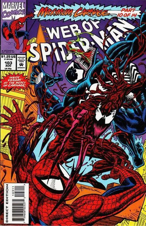 Cover of Web of Spider-Man #103