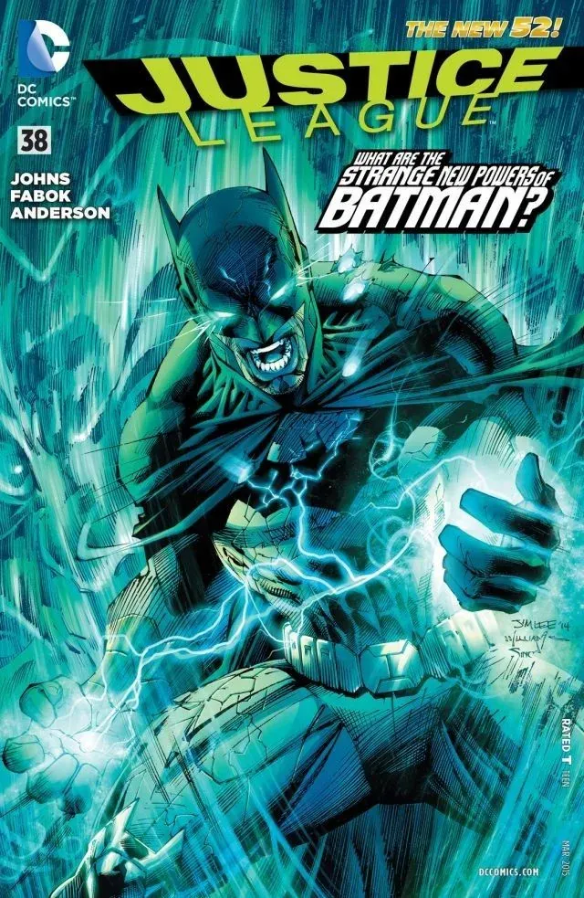 Cover of Justice League #38