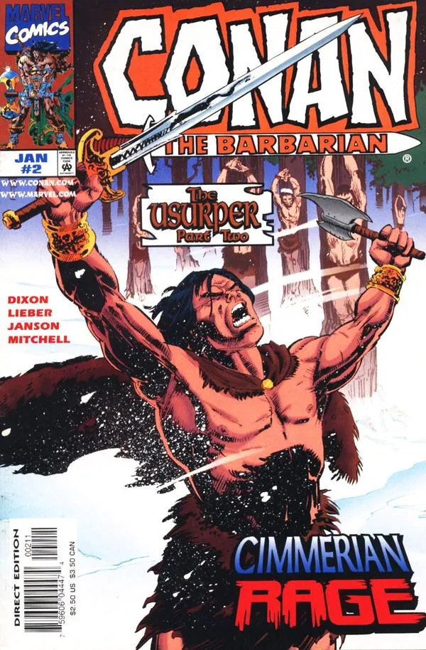 Cover of Conan the Barbarian: The Usurper #2
