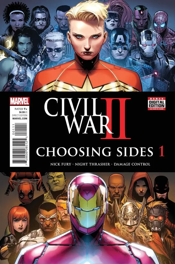 Cover of Civil War II: Choosing Sides #1