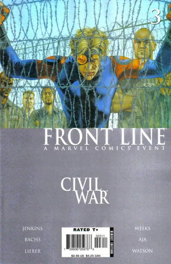 Cover of Civil War: Front Line #3