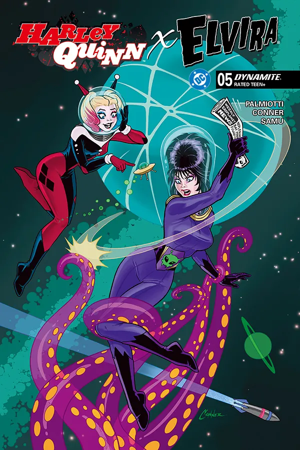 Cover of Harley Quinn x Elvira #5
