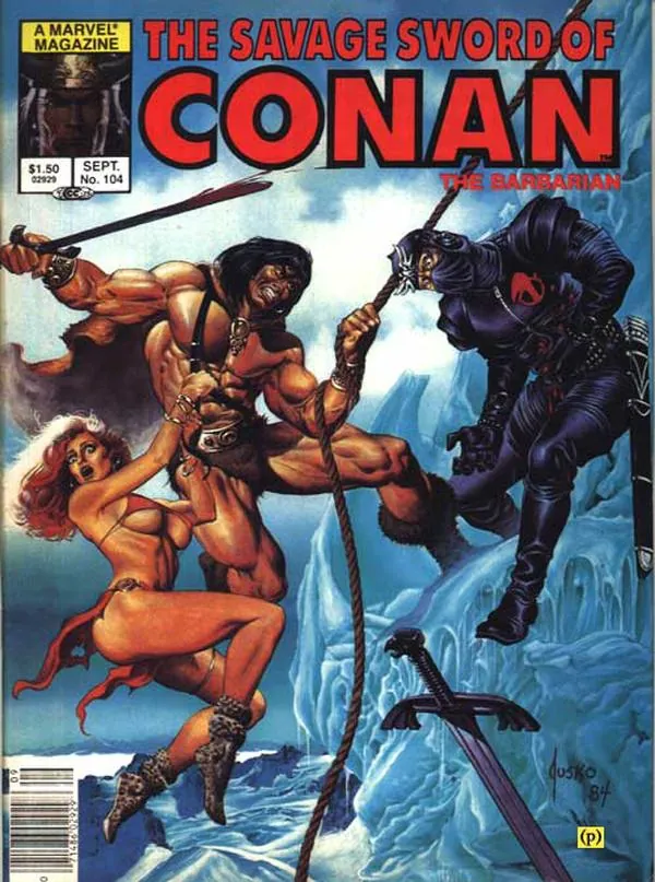 Cover of The Savage Sword of Conan #104