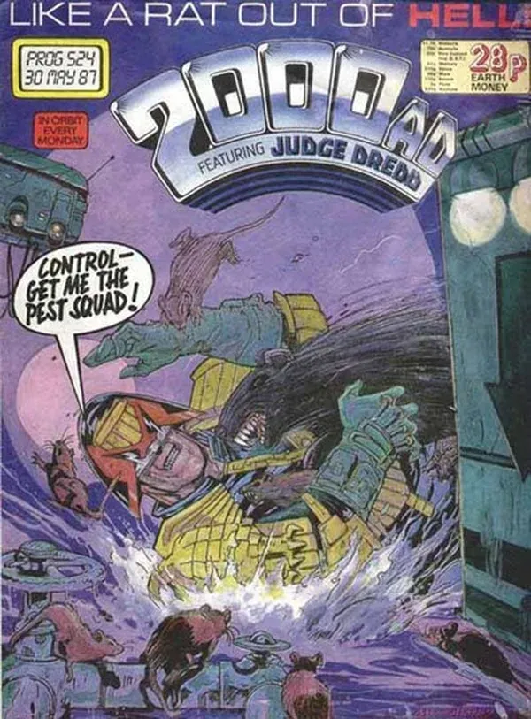 Cover of 2000 AD #524