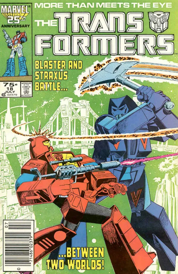 Cover of The Transformers #18