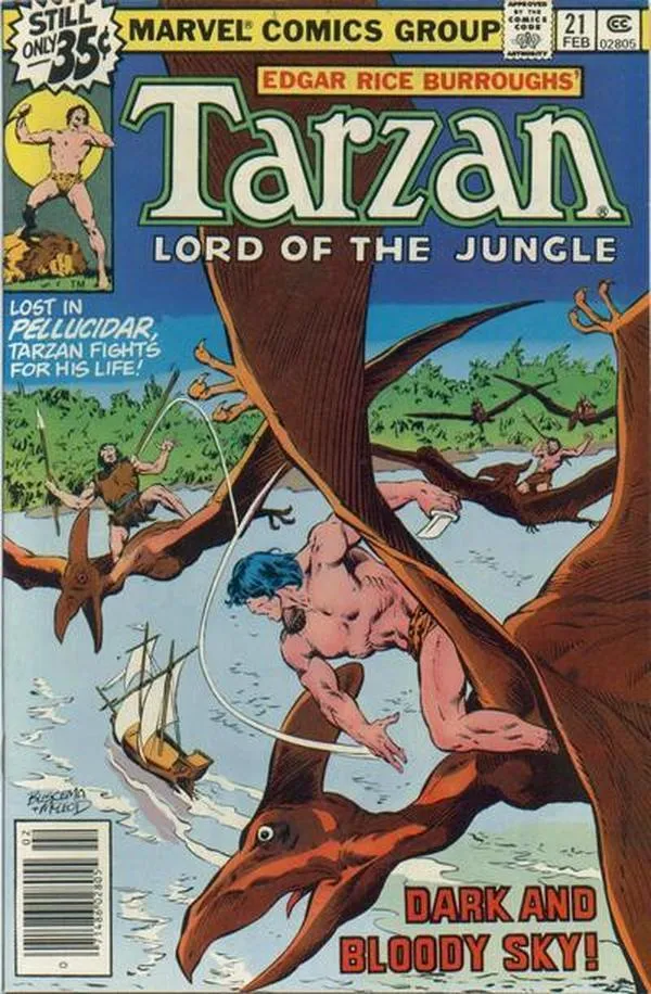 Cover of Tarzan #21