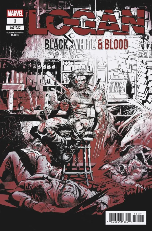 Cover of Logan: Black, White & Blood #1