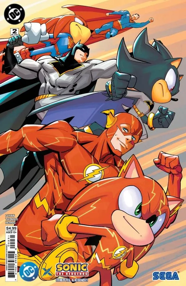 Cover of DC x Sonic the Hedgehog: Metal Legion #2