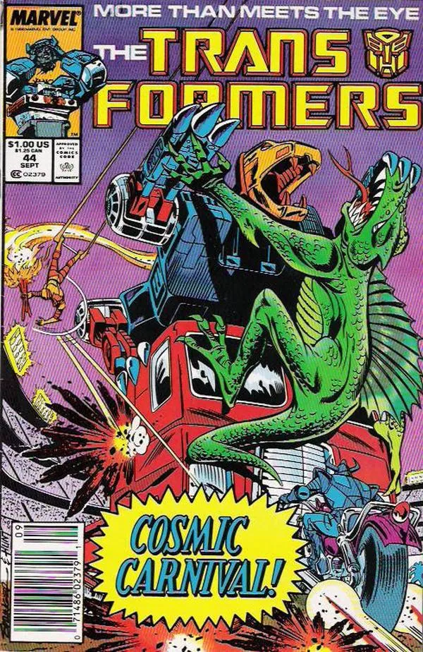 Cover of The Transformers #44