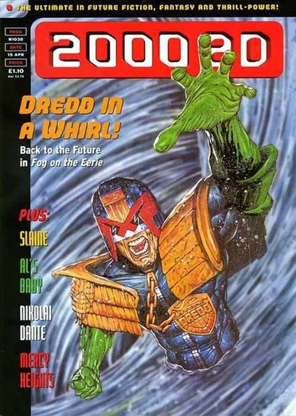 Cover of 2000 AD #1038