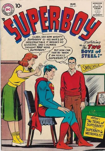 Cover of Superboy #63
