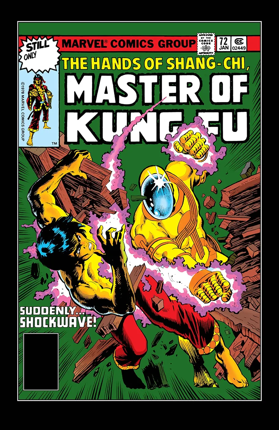 Cover of Master of Kung Fu #72