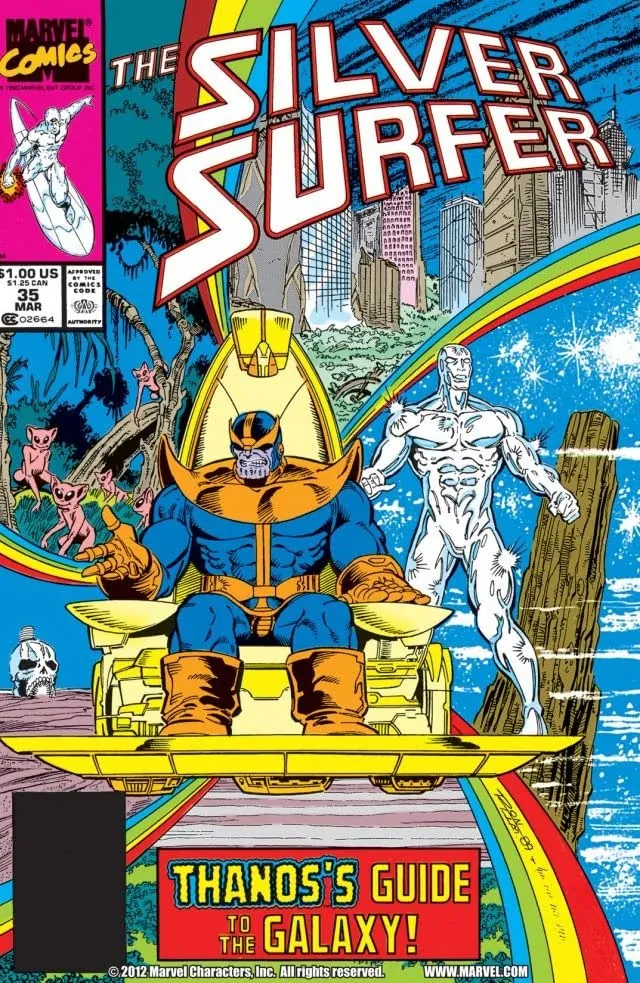 Cover of Silver Surfer #35
