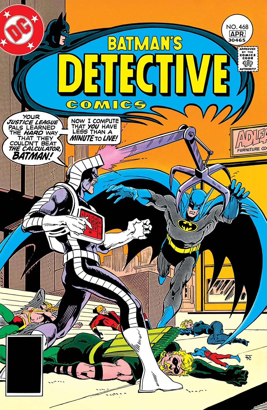 Cover of Detective Comics #468