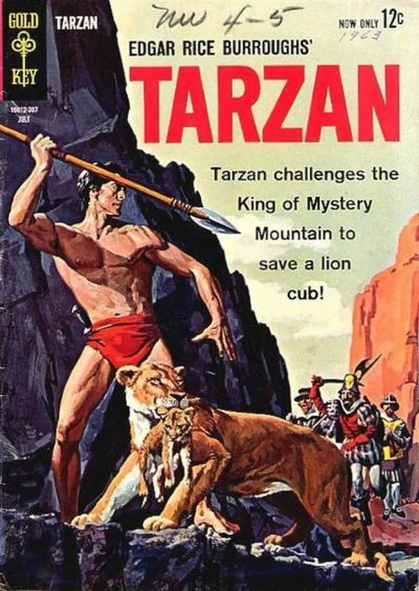 Cover of Edgar Rice Burroughs' Tarzan of the Apes #136