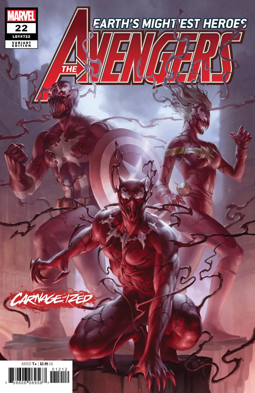 Cover of Avengers #22 (722)