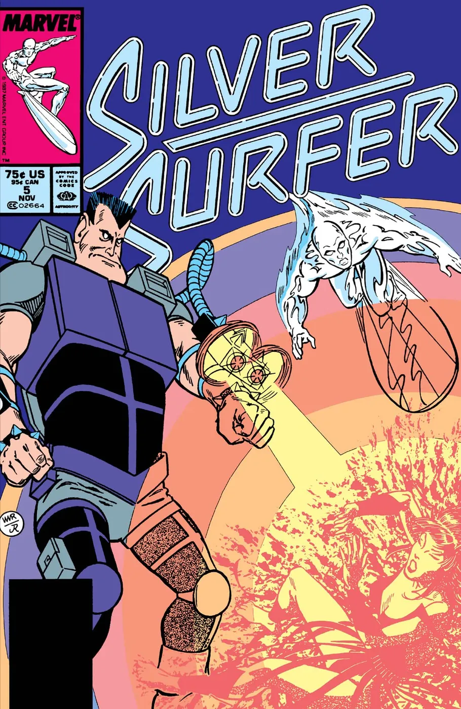 Cover of Silver Surfer #5