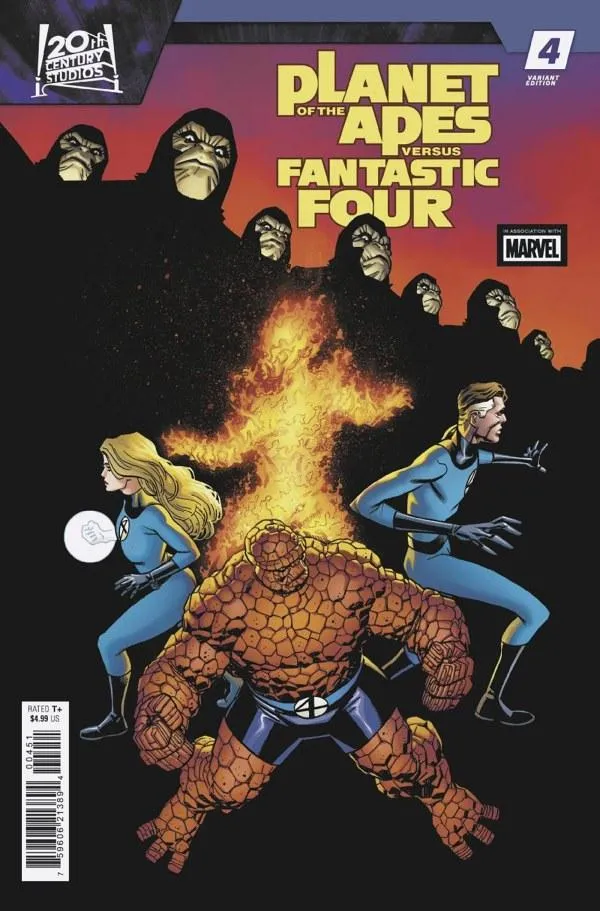 Cover of Planet of the Apes vs. Fantastic Four #4