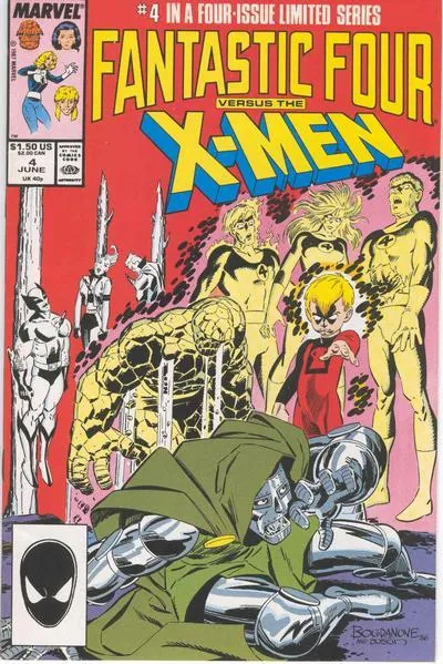 Cover of Fantastic Four vs. X-Men #4