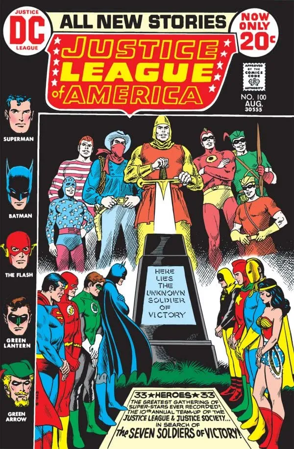Cover of Justice League of America #100