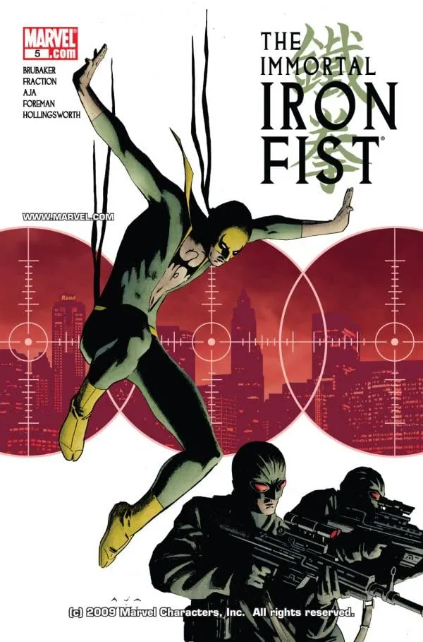 Cover of The Immortal Iron Fist #5