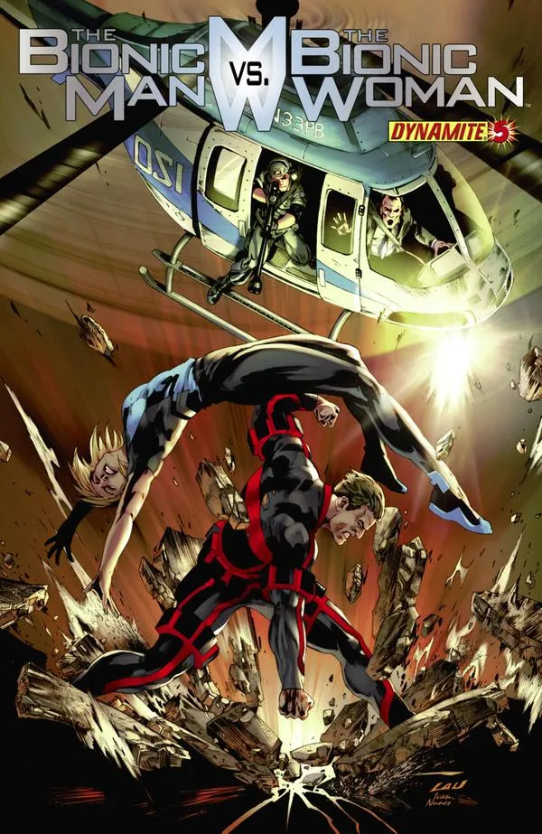 Cover of The Bionic Man vs. The Bionic Woman #5