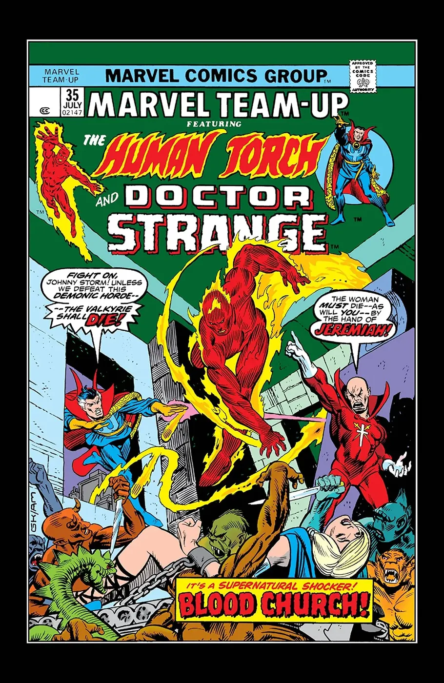 Cover of Marvel Team-Up #35