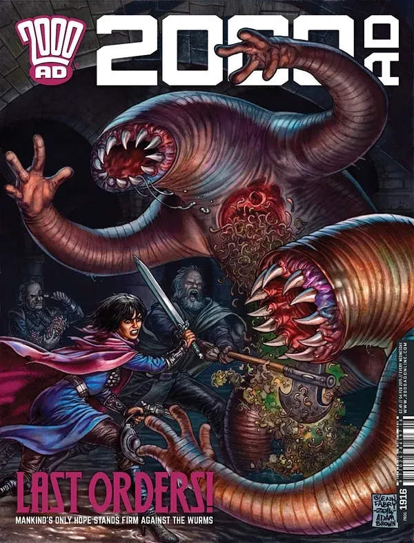 Cover of 2000 AD #1916