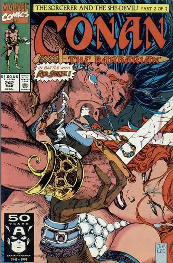 Cover of Conan the Barbarian #242