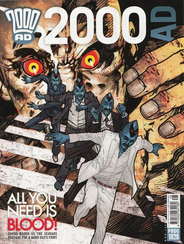Cover of 2000 AD #1828