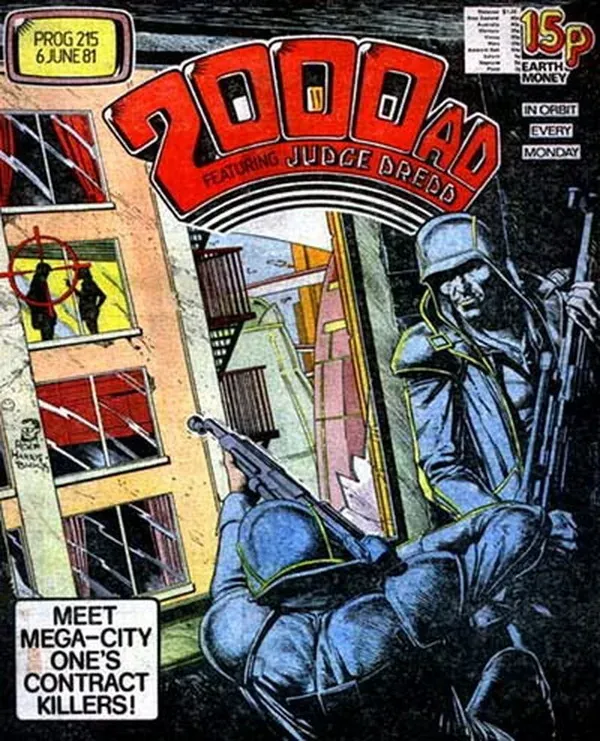 Cover of 2000 AD #215