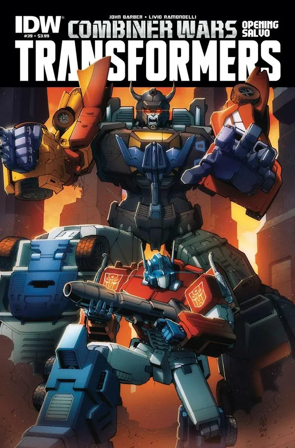 Cover of The Transformers #39