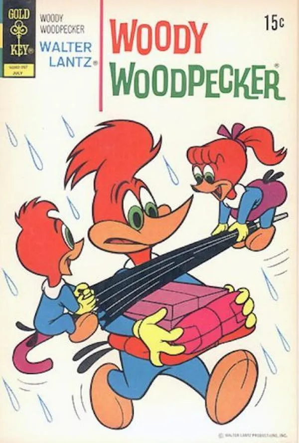 Cover of Walter Lantz Woody Woodpecker #124