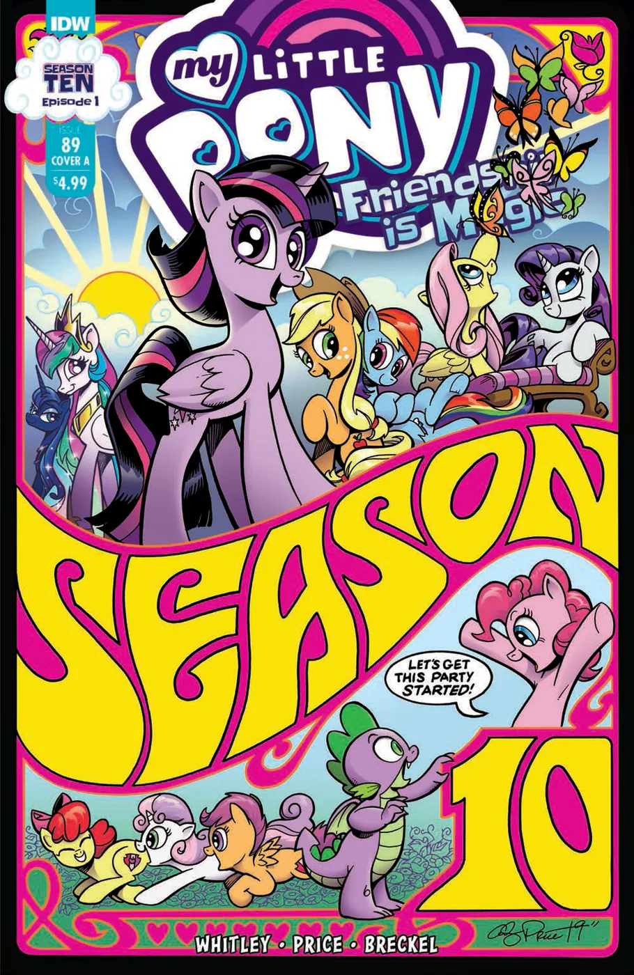 Cover of My Little Pony: Friendship Is Magic #89