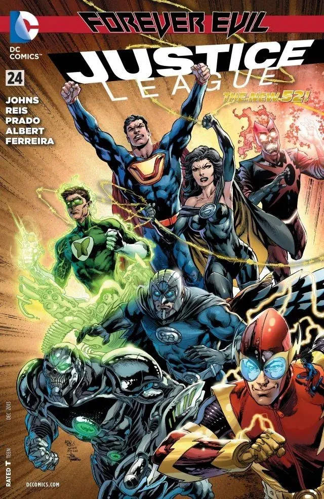 Cover of Justice League #24