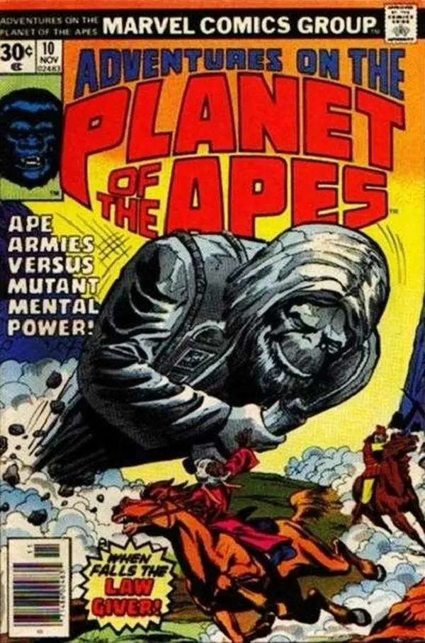 Cover of Adventures on the Planet of the Apes #10