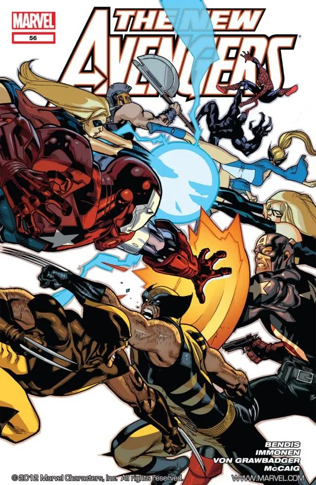 Cover of New Avengers #56
