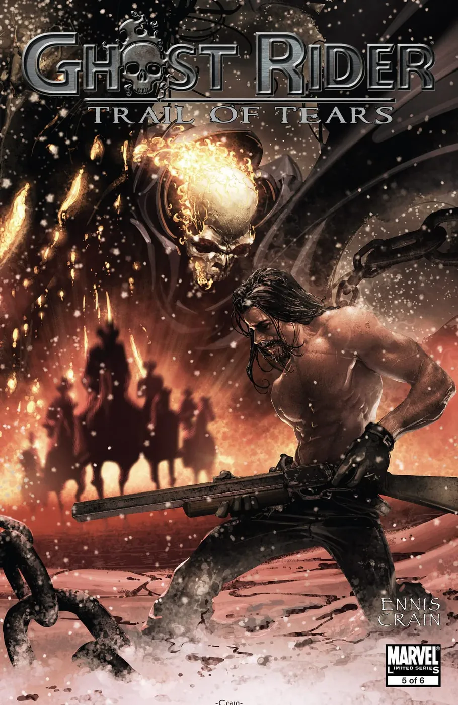 Cover of Ghost Rider: Trail of Tears #5