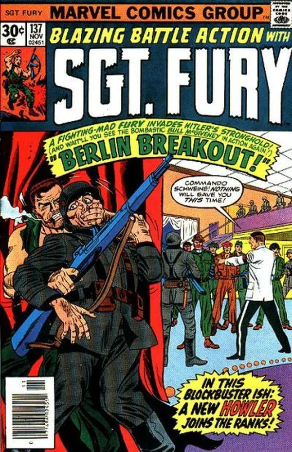 Cover of Sgt. Fury and His Howling Commandos #137
