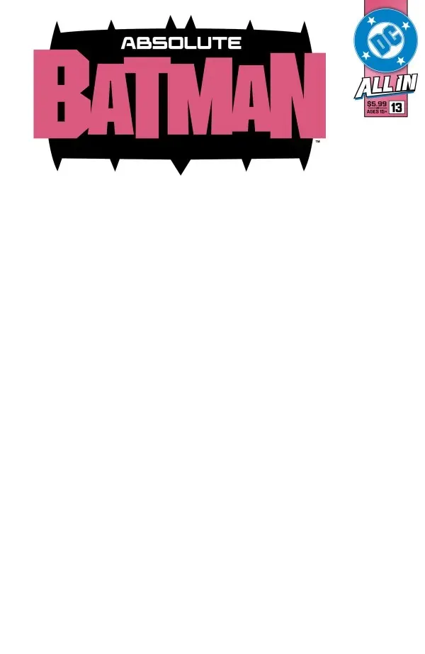 Cover of Absolute Batman #13