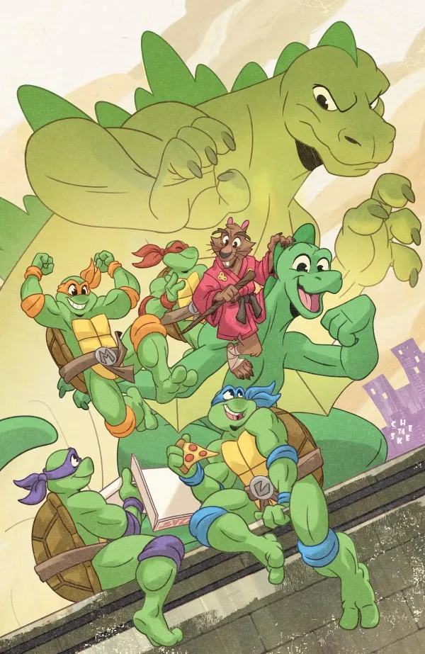 Cover of Teenage Mutant Ninja Turtles [TMNT] x Godzilla #1