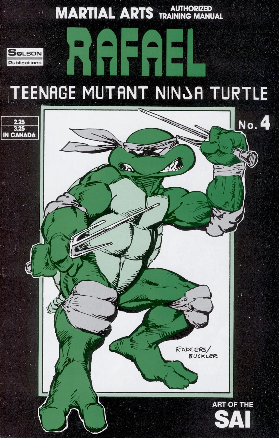 Cover of Teenage Mutant Ninja Turtles Authorized Martial Arts Training Manual #4