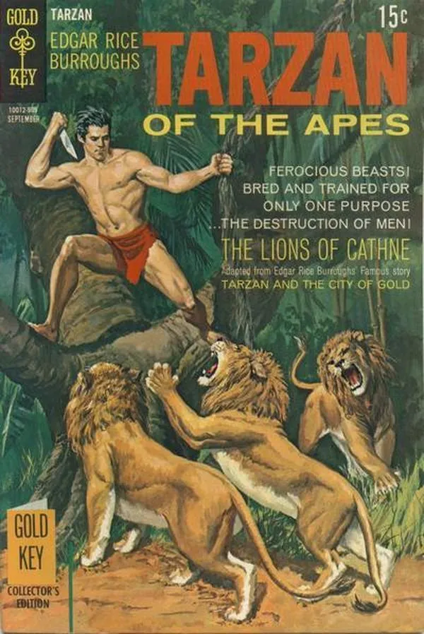 Cover of Edgar Rice Burroughs' Tarzan of the Apes #187