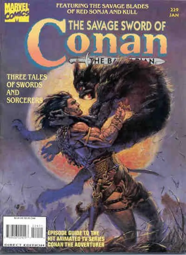 Cover of The Savage Sword of Conan #229