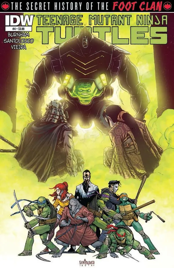 Cover of Teenage Mutant Ninja Turtles: The Secret History of the Foot Clan #4