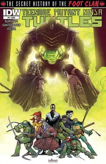 Cover of Teenage Mutant Ninja Turtles: The Secret History of the Foot Clan #4