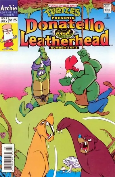 Cover of Teenage Mutant Ninja Turtles Presents: Donatello and Leatherhead #1