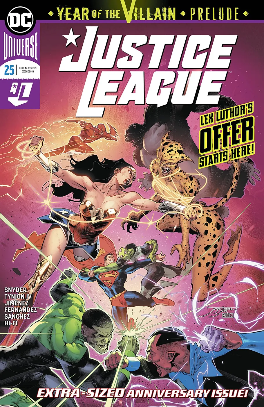 Cover of Justice League #25